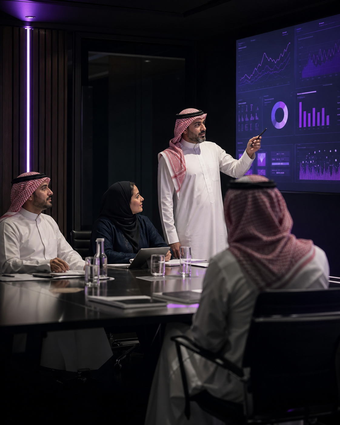 الاستشارات وتحليل البيانات